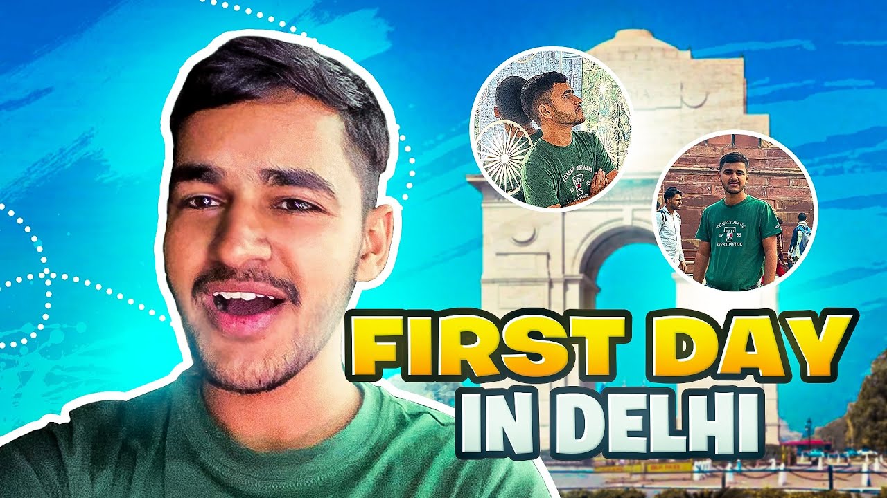 My First Day in Delhi: Navigating the Bustling Capital 🌇✨ | Anuj Bishnoi Vlogs