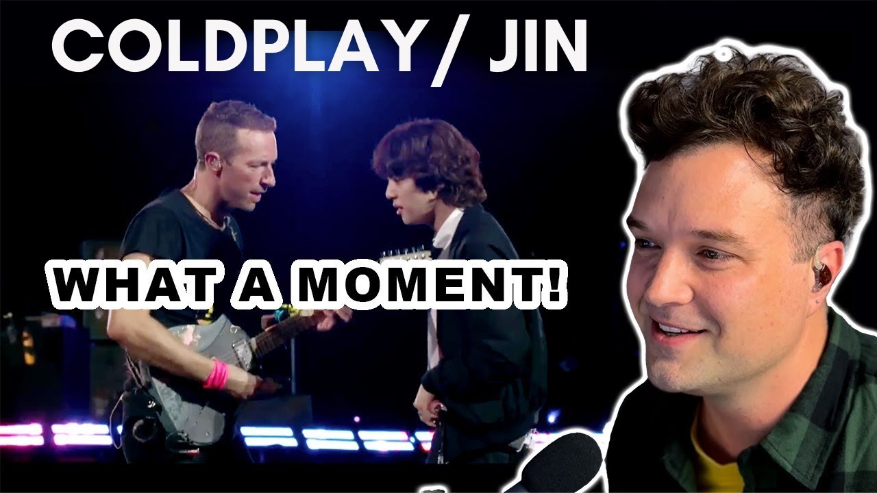 Jin and Coldplay {Live} Former Boyband Member Reacts! YouTube