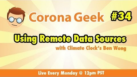 Using Remote Datasources - Corona SDK