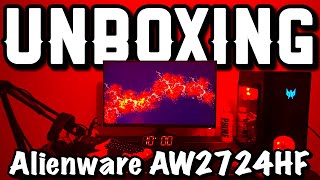 Unboxing: Alienware AW2724HF Gaming Monitor 27" 360hz 0.5ms