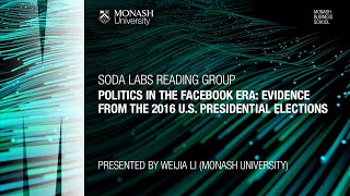 Politics in the Facebook era: Evidence from the 2016 U.S. presidential elections