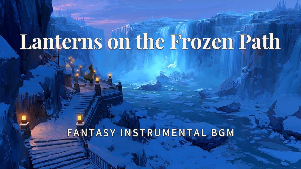 【Fantasy Instrumental BGM】Lanterns on the Frozen Path【For work/study/sleep/1 hour】