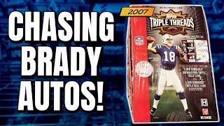 CHASING BRADY AUTOS!!! | 2007 Topps Triple Threads Football  FLASHBACK