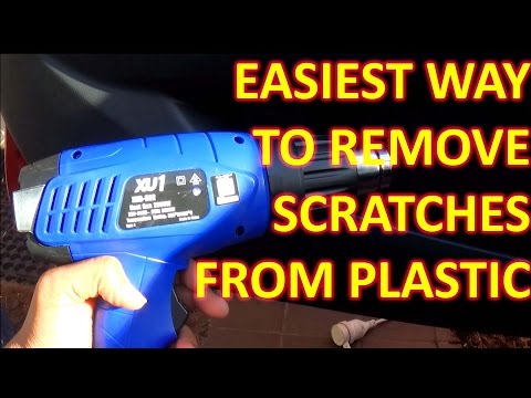 How to remove SCRATCHES  from plastic PERMANANTLY
