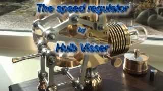 Lever Stirling engine Part II  - The speed regulator