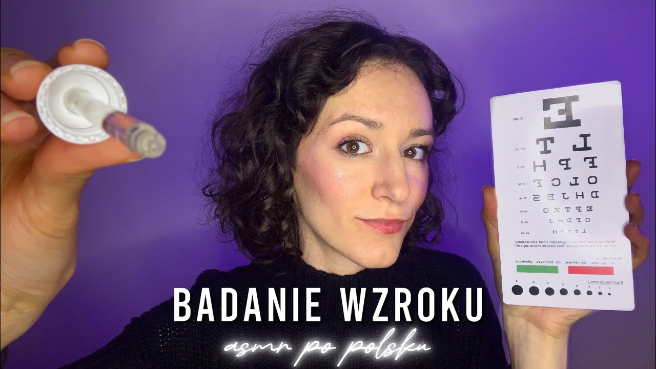 Badanie wzroku – masz coś w oku | ROLEPLAY ASMR po polsku