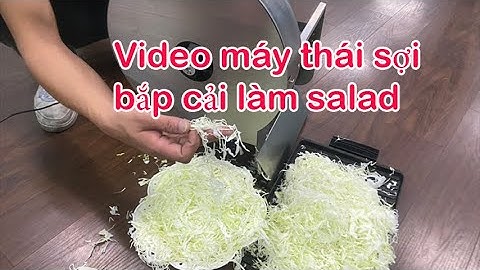 Máy thái sợi bắp cải đa năng, hoa chuối, thịt nguội, hành tỏi