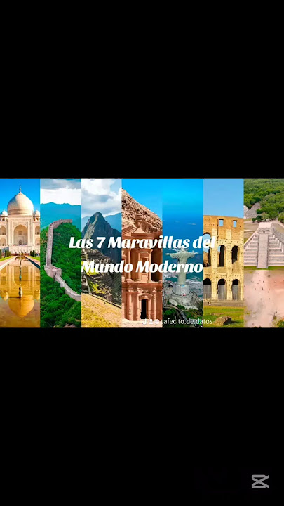 Las 7 maravillas del mundo moderno 🌎 #cafecitodedatos #mundomoderno #maravillasdelmundo