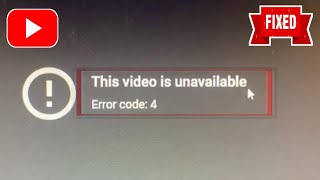 How  To fix this video is unavailable error code 0 youtube|How to fix YouTube video unavailableissue