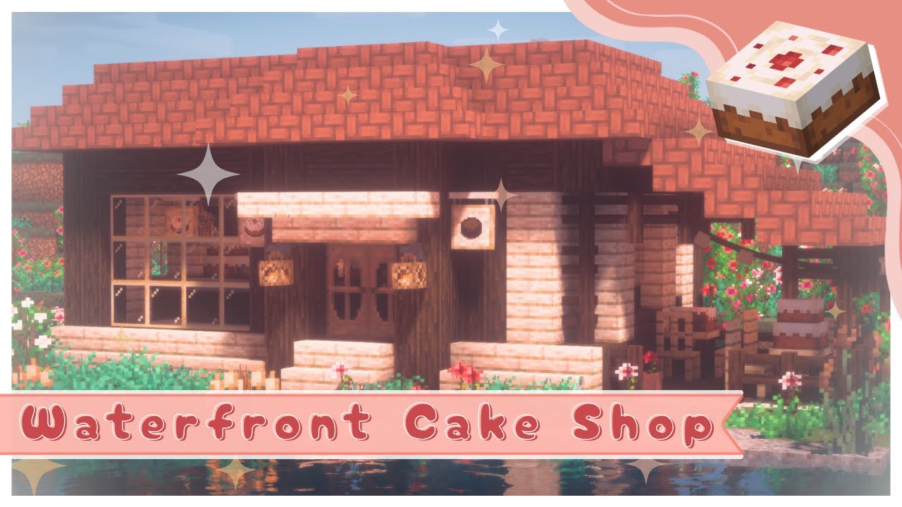 Waterfront Cake Shop || Minecraft Speed Build