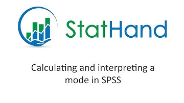 StatHand - Calculating and interpreting a mode in SPSS