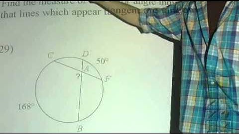 Circles Benchmark   Secant and Tangent Angles Part 2