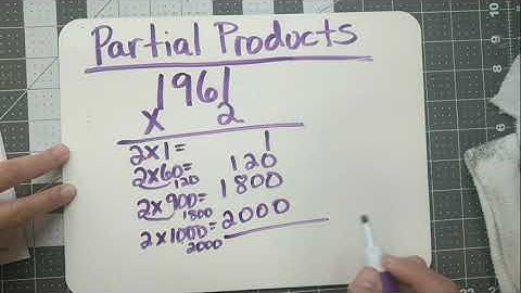 Multiplication using Partial Products- Go Math 2.7