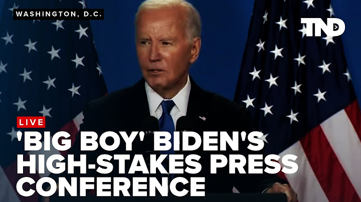 LIVE: Biden's high-stakes news conference at NATO Summit amid campaign doubts