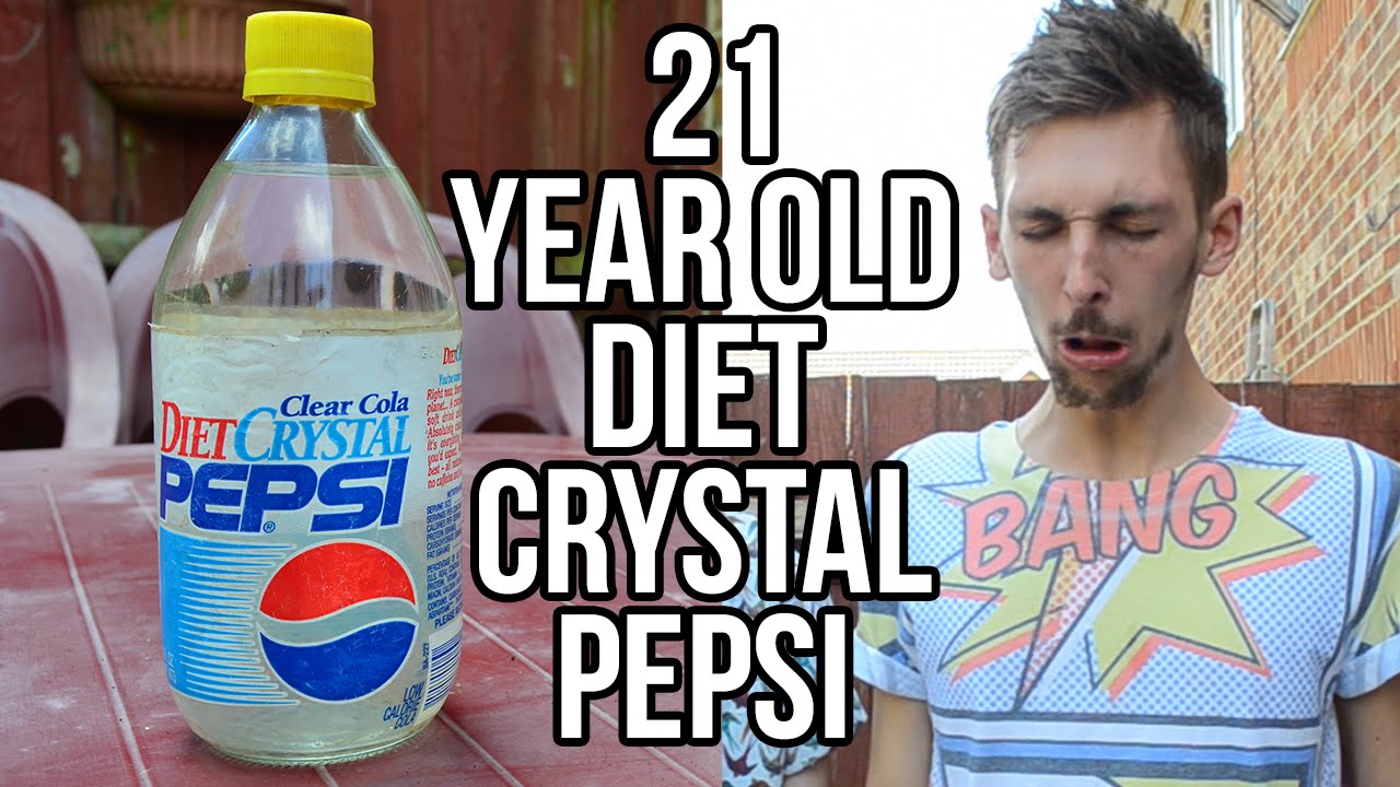 Drinking 21 Year Old Diet Crystal Pepsi | WheresMyChallenge