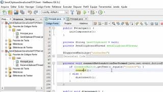 Compartilhamento da área de transferência cliente/servidor utilizando Sockets com Java