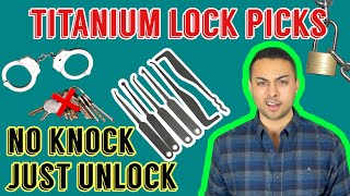 EDC SPY GEAR? Titanium Lock Pick Set |Covert Entry Gadgets | Inspired by @lockpickinglawyer