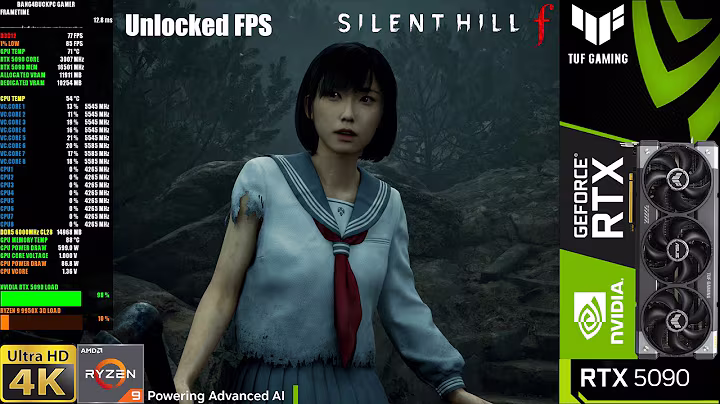 Silent Hill F, Unlocked Cutscene FPS Mod, DLAA 4K | RTX 5090 | 9950X3D
