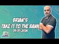 Free MLB Betting Picks & Predictions Today 05/31/2026 | Brian's Take it to the Bank