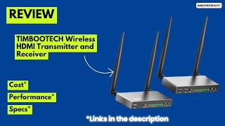 TIMBOOTECH Wireless HDMI Extender Review 🔥 820FT 4K Wireless HDMI Transmitter & Receiver (No Lag?)