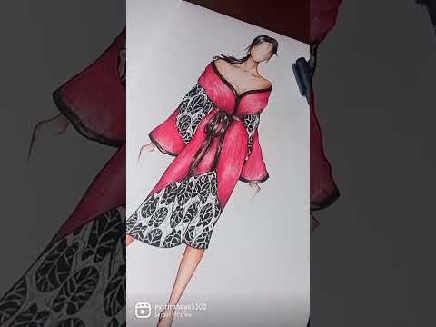 Fashion Art Artwork Seniman Sketch Seni Fashion Design Designer