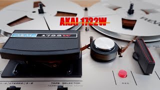 Akai 1722W Reel to reel tape recorder