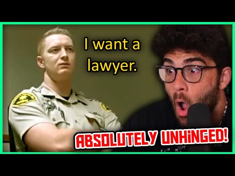 Thumbnail for Cop Realized He''s Going To Jail For Being A PDF File | Hasanabi Reacts to TheVillains (JCS Inspired)
