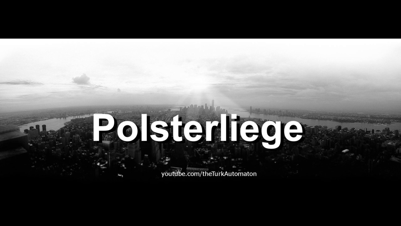 Как произносится Polsterliege на немецком языке?