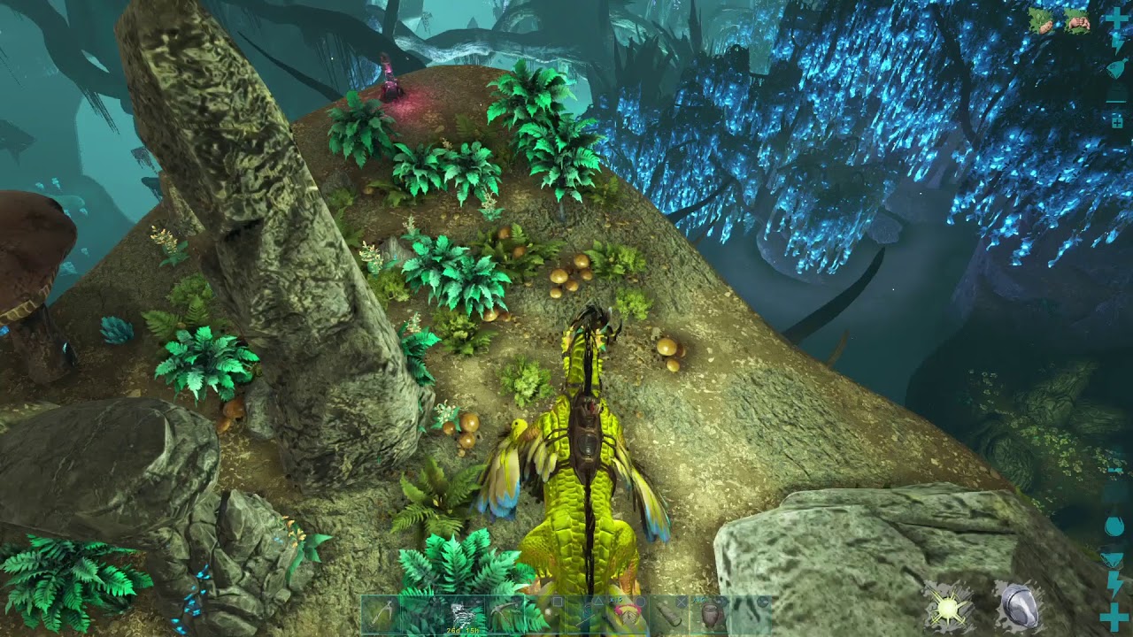 Ark 公式pve アベレーション リーパー厳選ポイントと厳選方法 ドレイクの巣の直行ルート エレ石掘る場所 Youtube