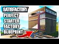 How to build the perfect all in one starter factory blueprint in satisfactory