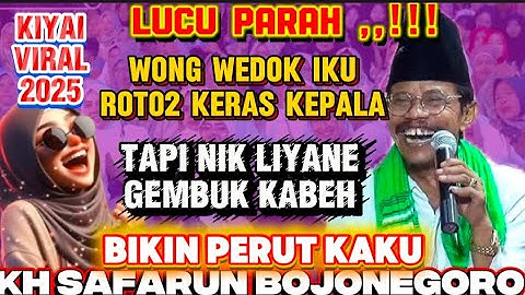 🔴DE MEEST GRAPPIGE LEZING ‼️ KH SAFARUN (LEK RUN) VIRAL KIYAI VAN BOJONEGORO LAATSTE 2025