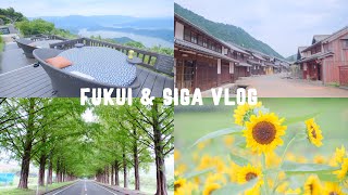 福井・滋賀ひとり旅vlog | 絶景スポットとカフェを巡るドライブ旅