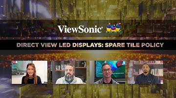 ViewSonic Direct View LED Displays: Spare Tile Policy