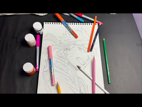 Drawing Naruto from Naruto shippuden ..
