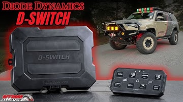 Diode Dynamics D-Switch - Switch Panel for OffRoad Lights and Bluetooth App