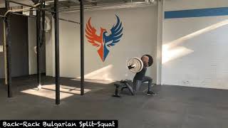 Back-Rack Bulgarian Split-Squat