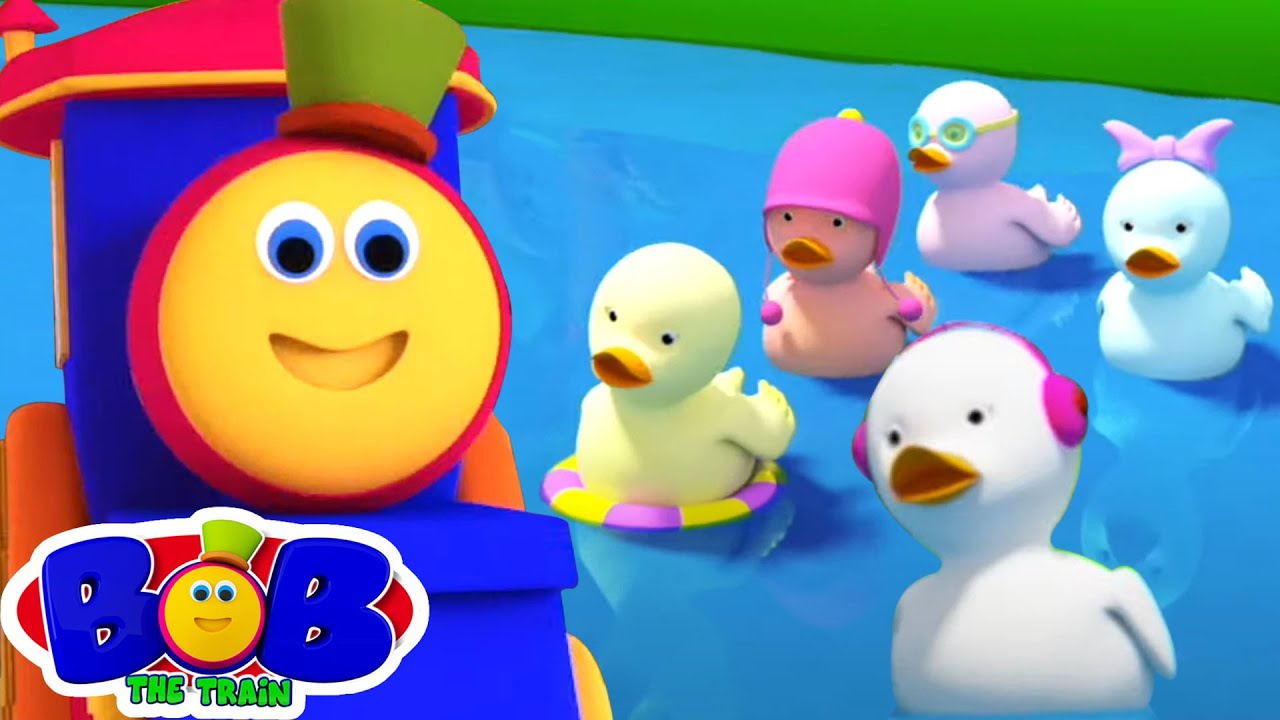 Lima bebek kecil | Bayi sajak | Pendidikan untuk anak-anak | Bob The Train Indonesia | Prasekolah