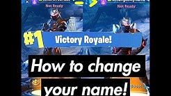 how to change name in fortnite battle royale for ps4 works 100 after season 4 duration 4 34 - can u change your name on fortnite