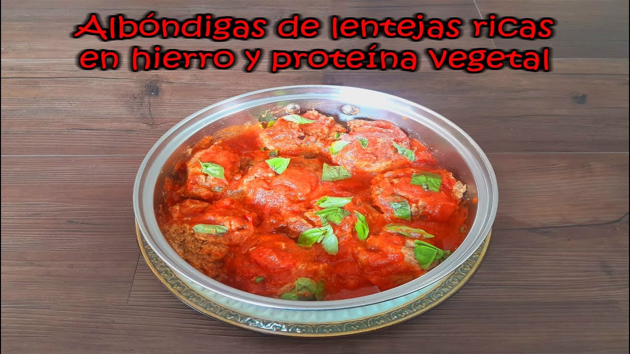 Albóndigas de lentejas ricas en hierro y proteína vegetal por Nely Helena Acosta Carrillo