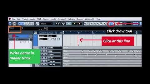 How to  input Marker Track