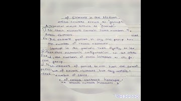 Periodic classification of elements | Class 10 | Important Notes🧿 | By SwM