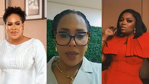 Netizens drag faithia Williams on hair for dragging  Actress Funke Akindele #nigeriaentertainment