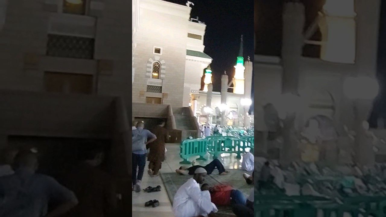 Umrah 0157 | Maghrib Prayer at Masjid Nabawi | Ya Nabi Salaam #viewislam