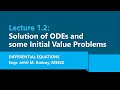 Solution of Differential Equations and Initial Value Problems
