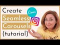 How to create seamless Instagram carousels