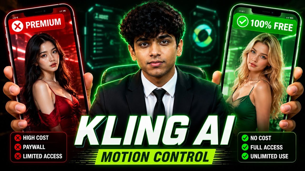 🚀 FREE Motion Control AI Video Generator | Roboneo Tutorial (Hindi) | Unlimited Free Credits!