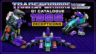 Transformers G1 1986 Catalogue - Decepticons