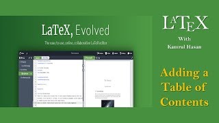 Latex \\ Adding a Table of Contents