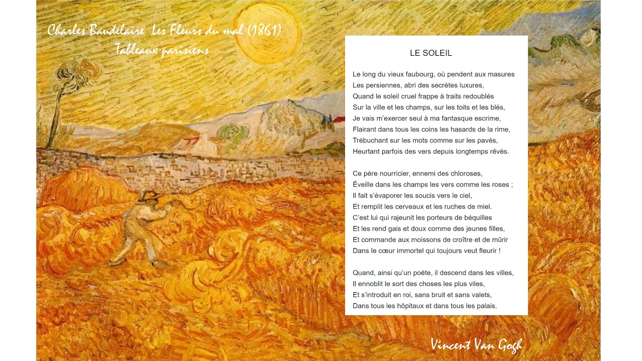 LFDL Charles BAUDELAIRE Tableaux parisiens (2) Le Soleil - YouTube