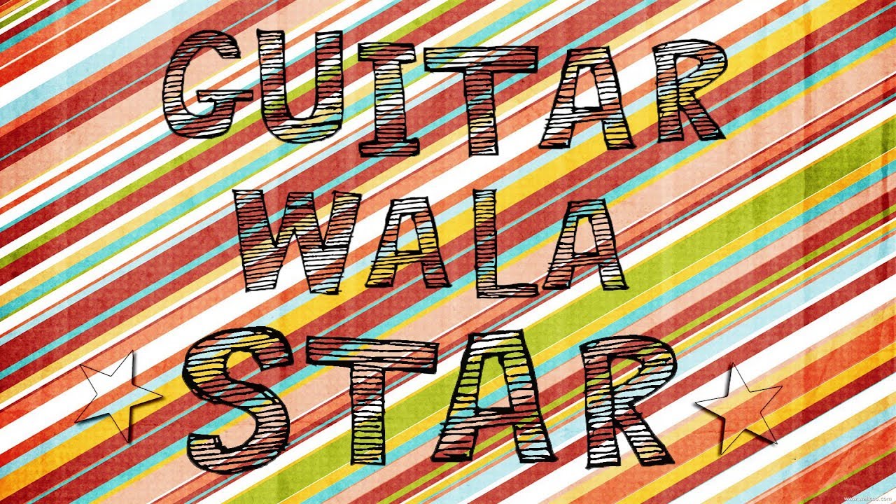 Raphay Guitar Wala Star (Lyric Video) YouTube
